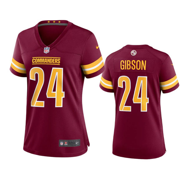 Womens Washington Commanders #24 Antonio Gibson Burgundy Limited Jersey