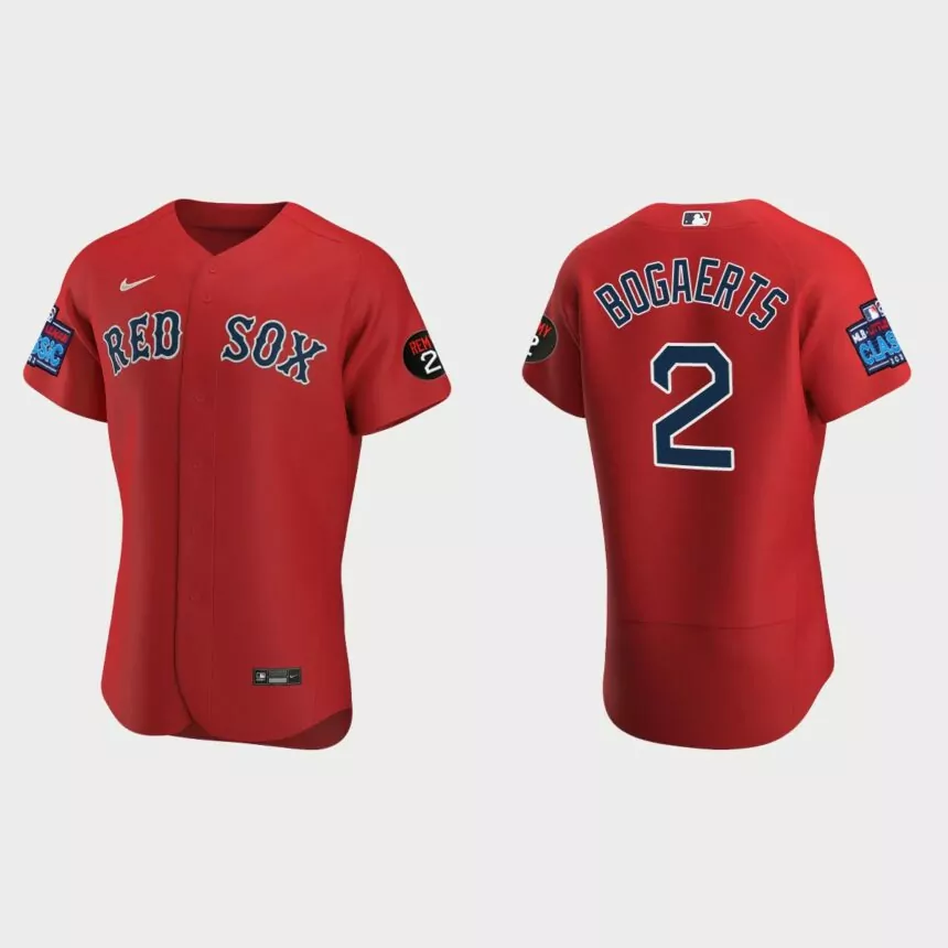 Xander Bogaerts Boston Red Sox 2022 Little League Classic Authentic Jersey – Red