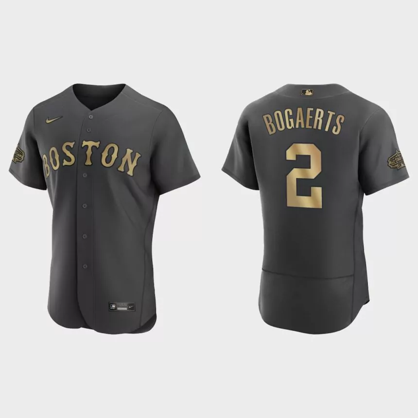 Xander Bogaerts Boston Red Sox 2022 MLB All-Star Game Authentic Jersey – Charcoal