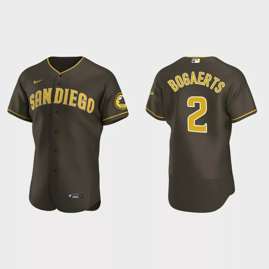 Xander Bogaerts San Diego Padres Authentic Road Jersey – Brown