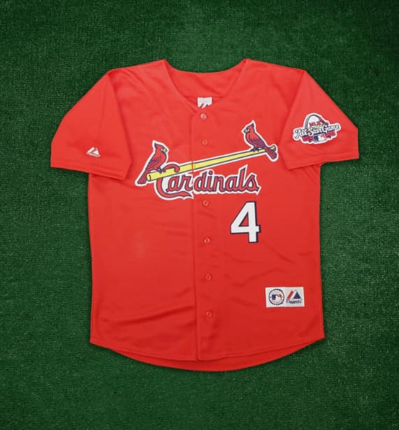 Yadier Molina 2009 St. Louis Cardinals Alt Red Men's Jersey