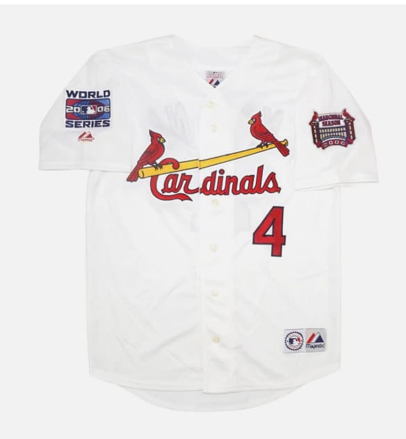 Yadier Molina St. Louis Cardinals 2006 World Series Home Jersey
