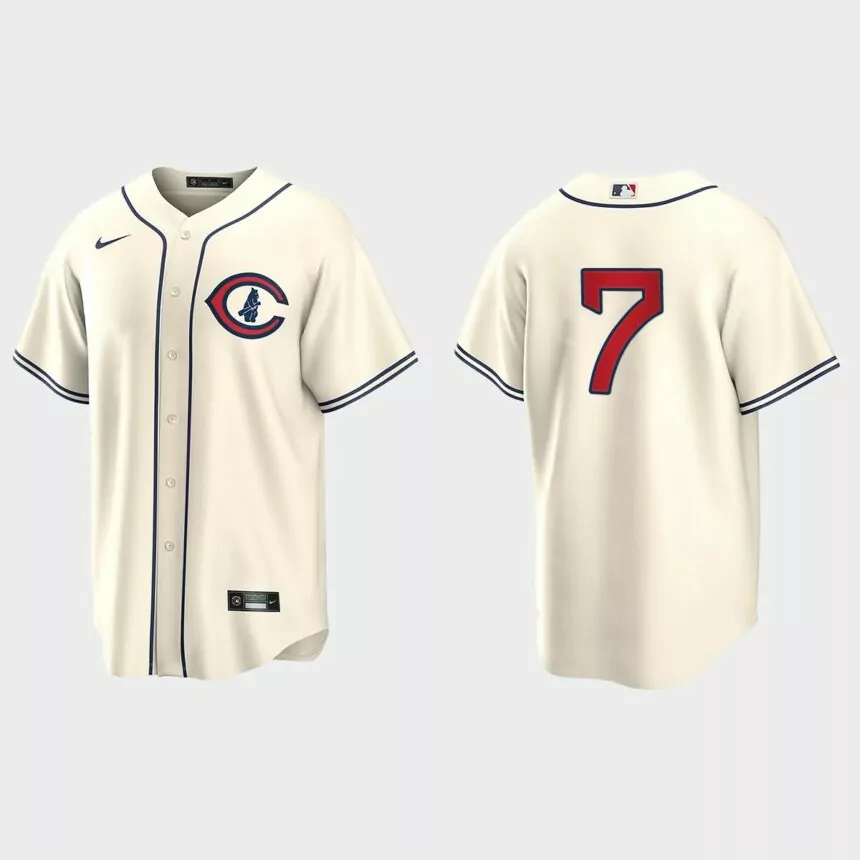 Yan Gomes Chicago Cubs 2022 Field of Dreams Replica Jersey – Cream
