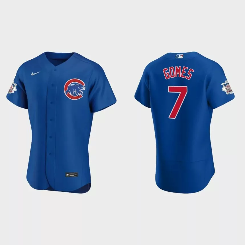 Yan Gomes Chicago Cubs Authentic Alternate Jersey – Royal