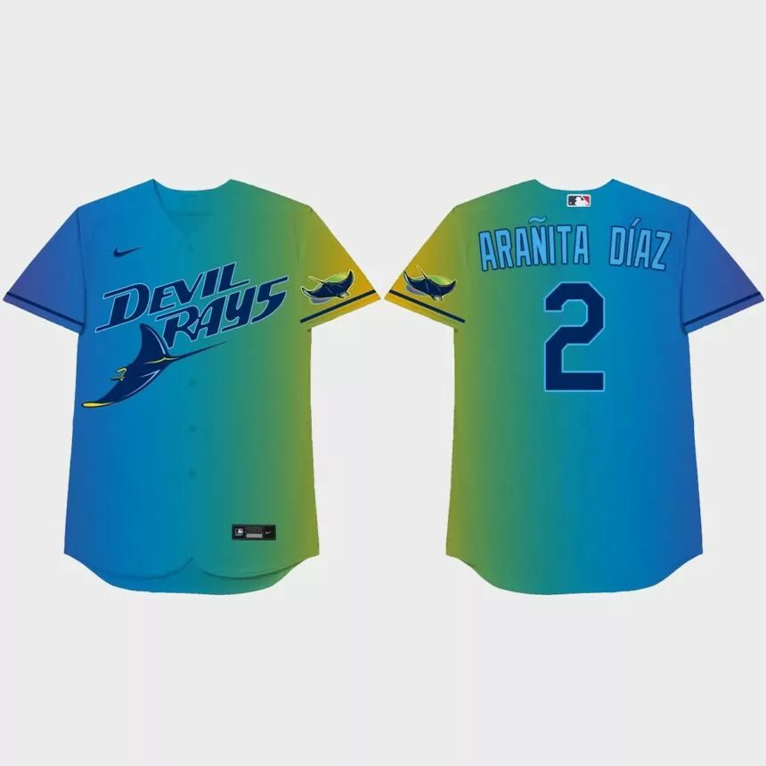 Yandy Diaz 2021 Players’ Weekend Aranita Diaz Nickname Jersey – Blue