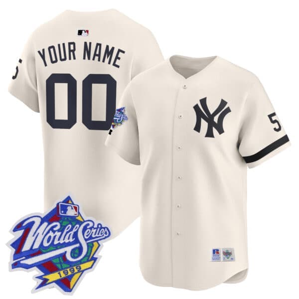 Yankees 1999 Throwback Joe DiMaggio Patch Vapor Premier Limited   Custom Jersey – All Stitched