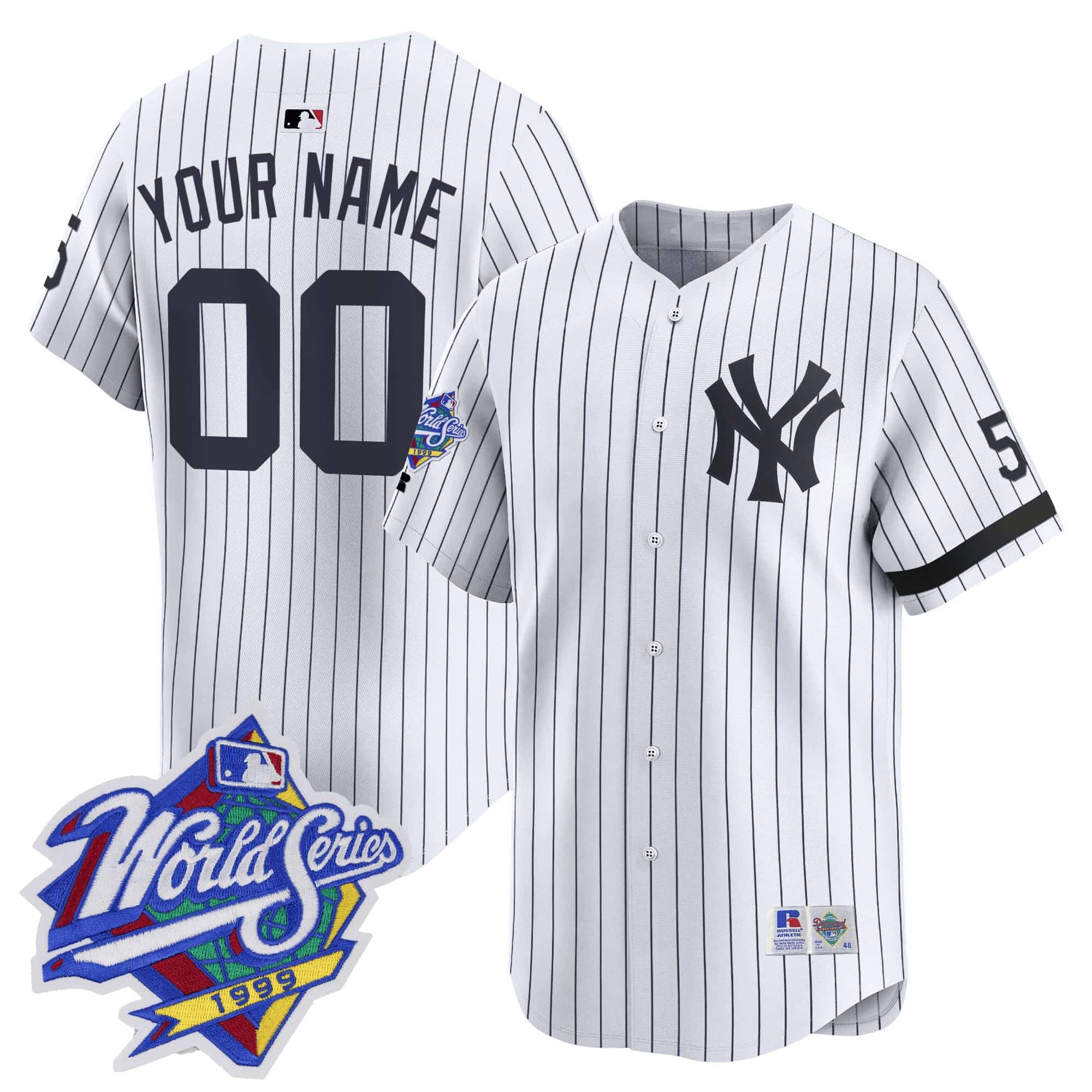Yankees 1999 Throwback Joe DiMaggio Patch Vapor Premier Limited  Custom Jersey – All Stitched