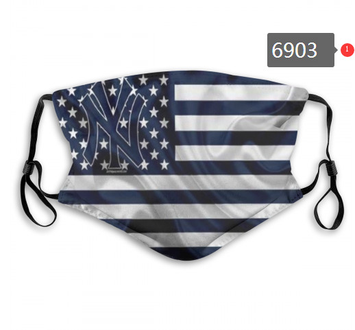 Yankees PM2.5 Mask with Filter Double Protection  (2)