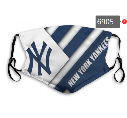 Yankees PM2.5 Mask with Filter Double Protection  (4)