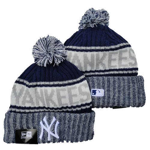 Yankees Team Logo Pom Knit Hat YD