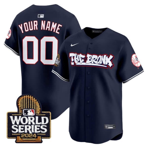 Yankees The Bronx 2024 World Series Vapor Premier Limited Custom Jersey –  All  Stitched