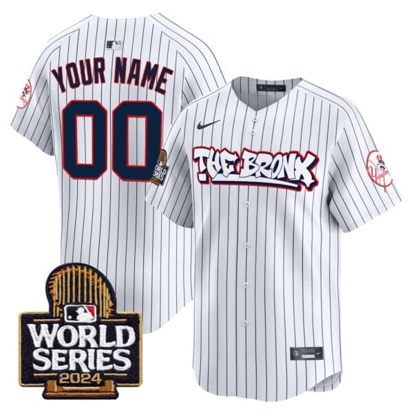 Yankees The Bronx 2024 World Series Vapor Premier Limited Custom Jersey –  All Stitched