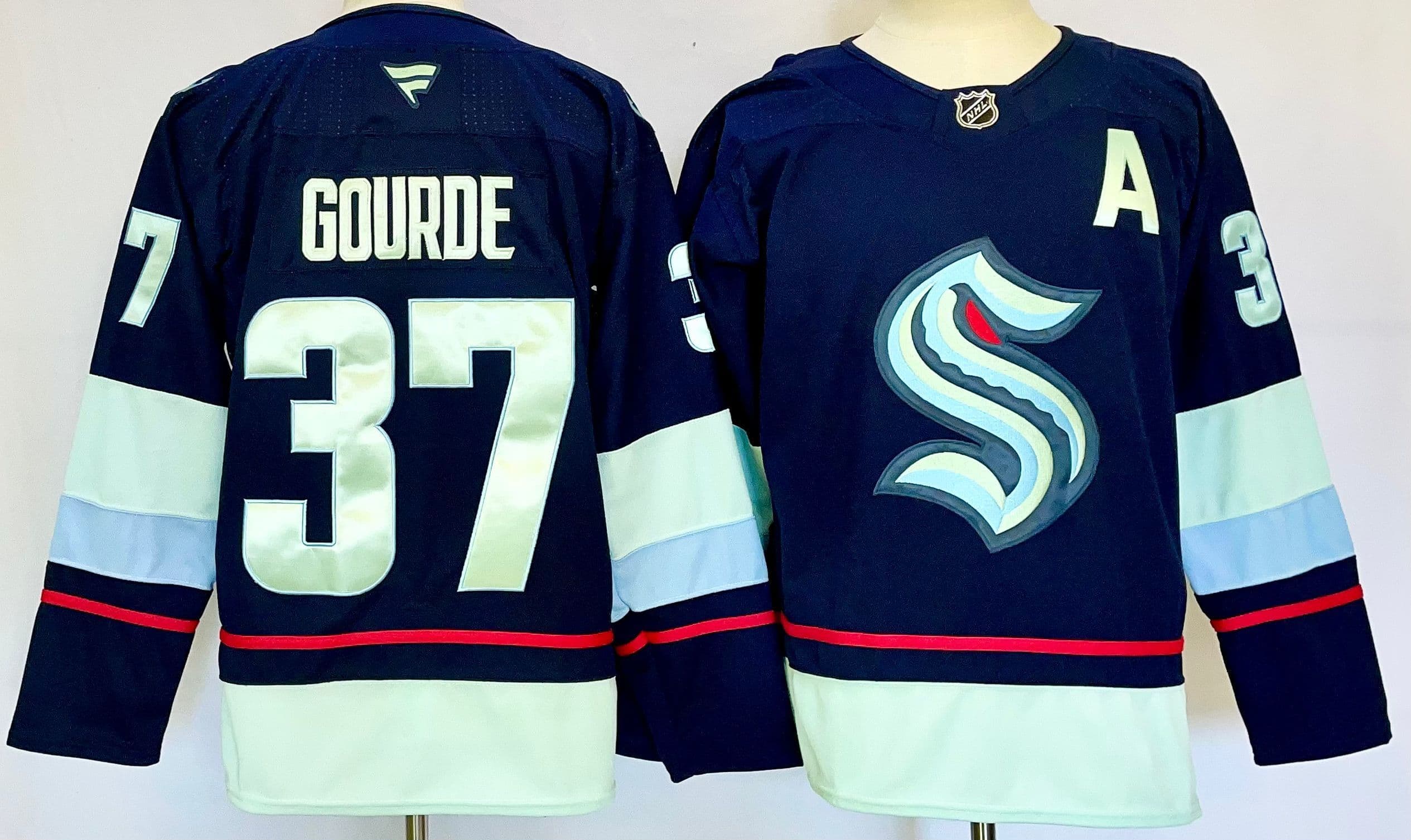 Yanni Gourde  #37  Seattle Kraken Fanatics Branded  NHL