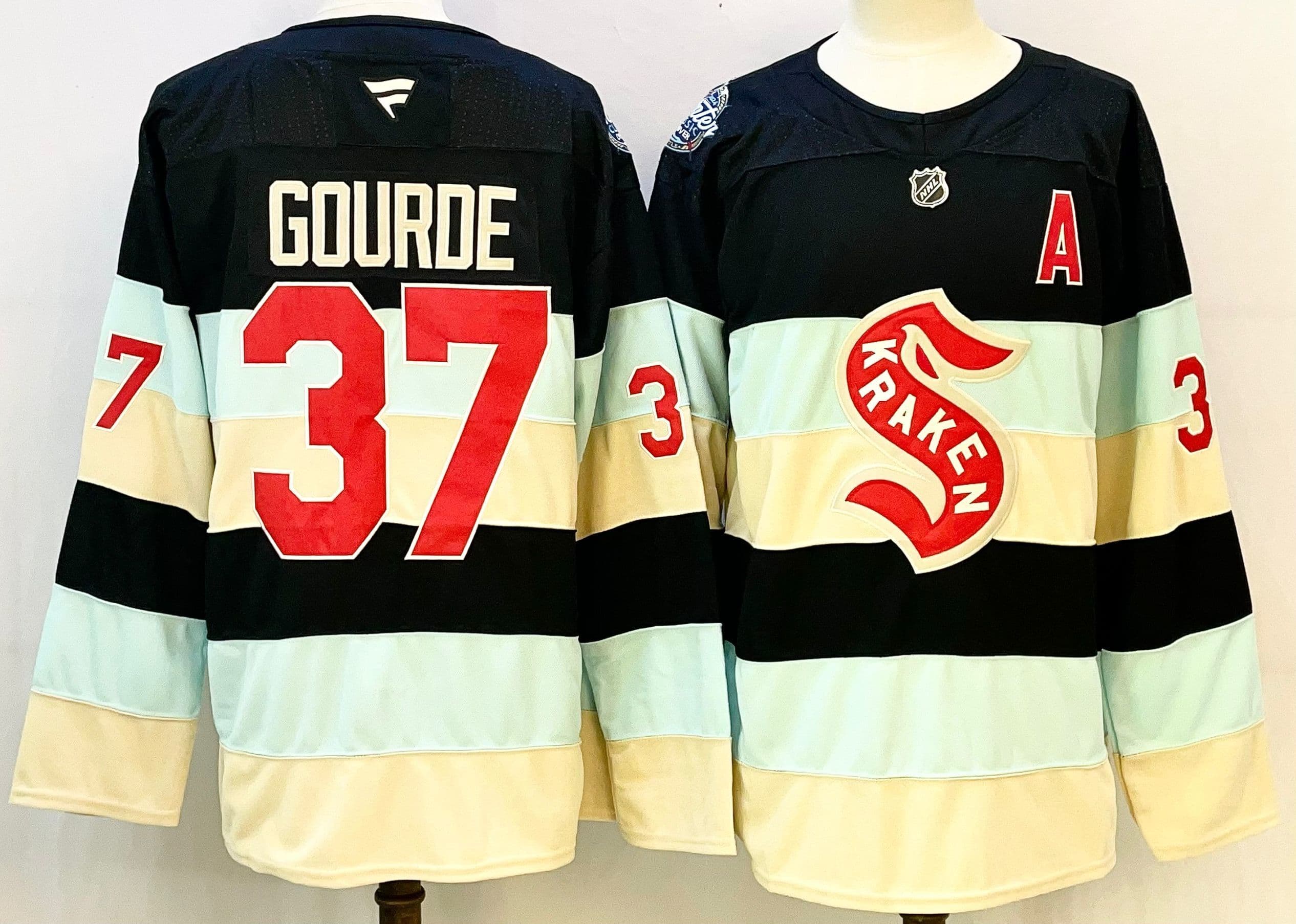 Yanni Gourde  #37 Seattle Kraken Fanatics Branded  NHL