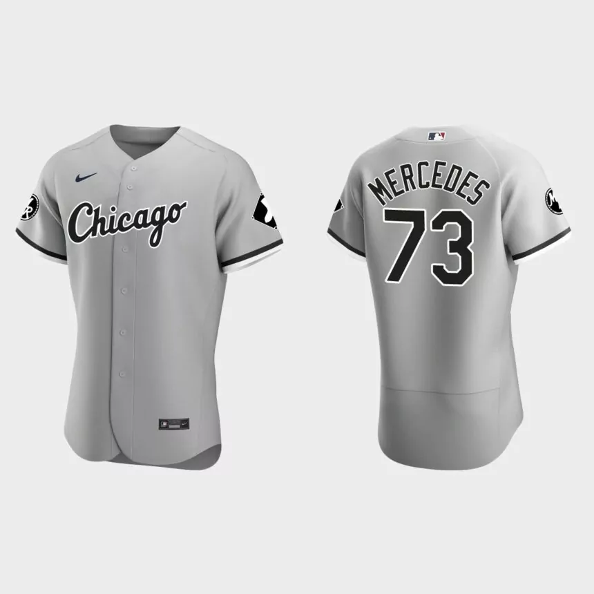 Yermin Mercedes Chicago White Sox MR Patch Authentic Jersey – Gray