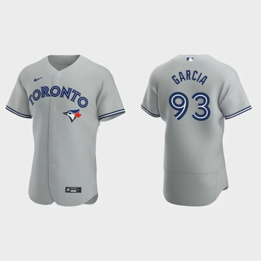 Yimi Garcia Toronto Blue Jays Authentic Road Jersey – Gray
