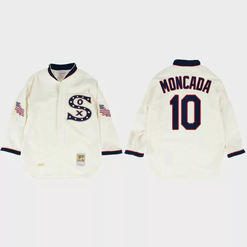 Yoan Moncada Chicago White Sox 1917 Authentic Jersey – White