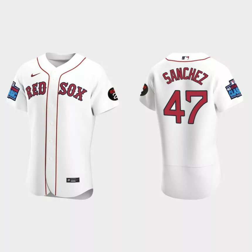 Yolmer Sanchez Boston Red Sox 2022 Little League Classic Authentic Jersey – White