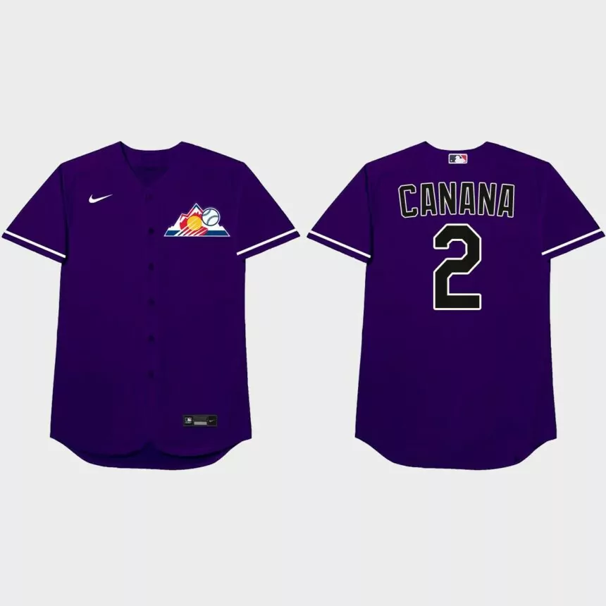 Yonathan Daza 2021 Players’ Weekend Canana Nickname Jersey – Purple