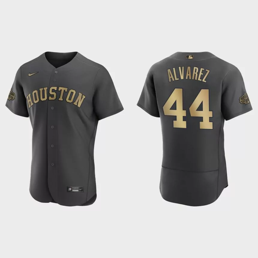 Yordan Alvarez Houston Astros 2022 MLB All-Star Game Authentic Jersey – Charcoal