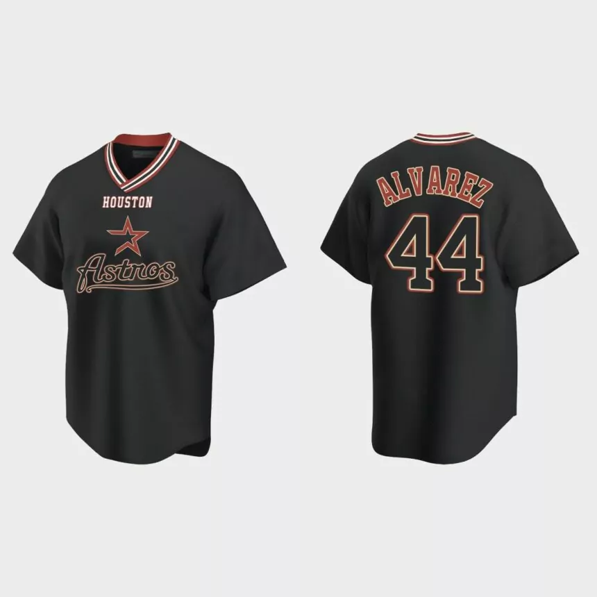 Yordan alvarez Houston Astros Vintage Replica Jersey – Black