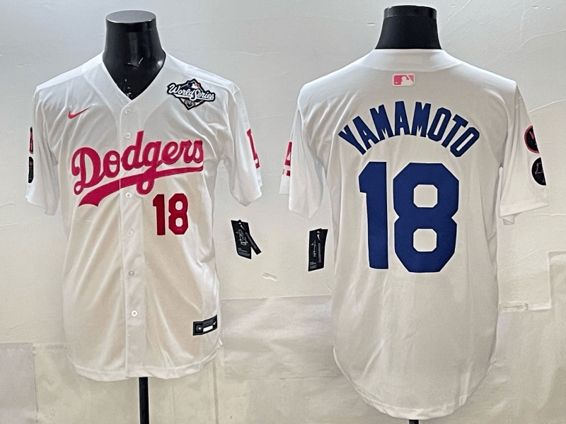 Yoshinobu Yamamoto    18  Los Angeles Dodgers  Limited Jersey