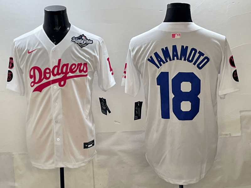 Yoshinobu Yamamoto   18  Los Angeles Dodgers  Limited Jersey