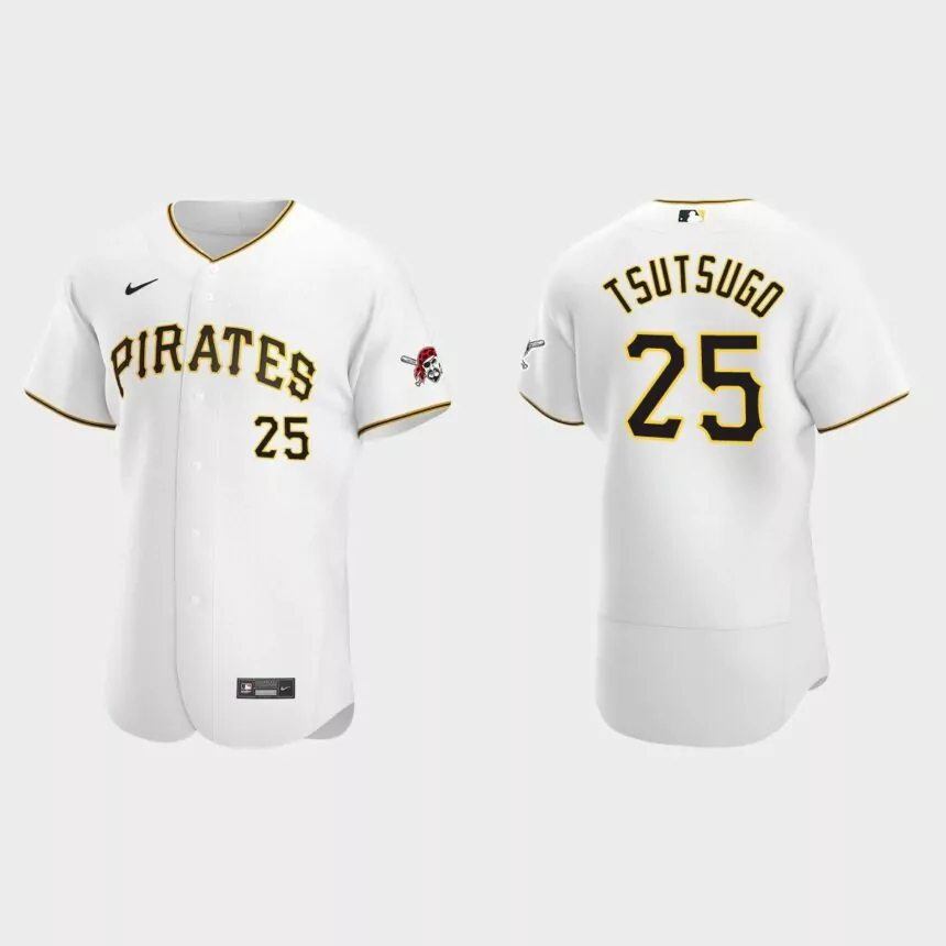 Yoshitomo Tsutsugo Pittsburgh Pirates Authentic Home Jersey – White