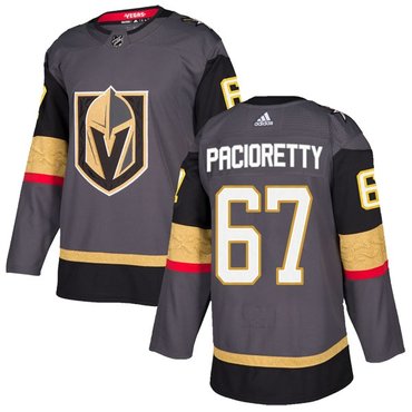 Youth #67 Max Pacioretty Vegas Golden Knights Adidas Gray Home Jersey
