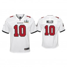Youth 2021 Tampa Bay Buccaneers #10 Scotty Miller White Super Bowl LIV White Game Jersey