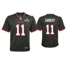 Youth 2021 Tampa Bay Buccaneers #11 Blaine Gabbert Pewter Super Bowl LIV Pewter Game Jersey