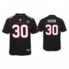 Youth 2021 Tampa Bay Buccaneers #30 Ke'Shawn Vaughn Black Super Bowl LIV Black Game Fashion Jersey