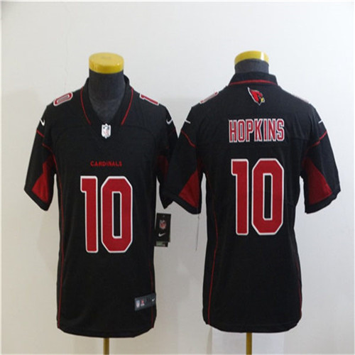 Youth Arizona Cardinals #10 DeAndre Hopkins Nike Black Color Rush Limited Stitched Jersey