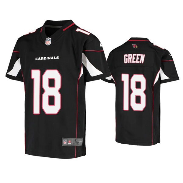 Youth Arizona Cardinals #18 A.J. Green Nike Alternate Black Limited Jersey