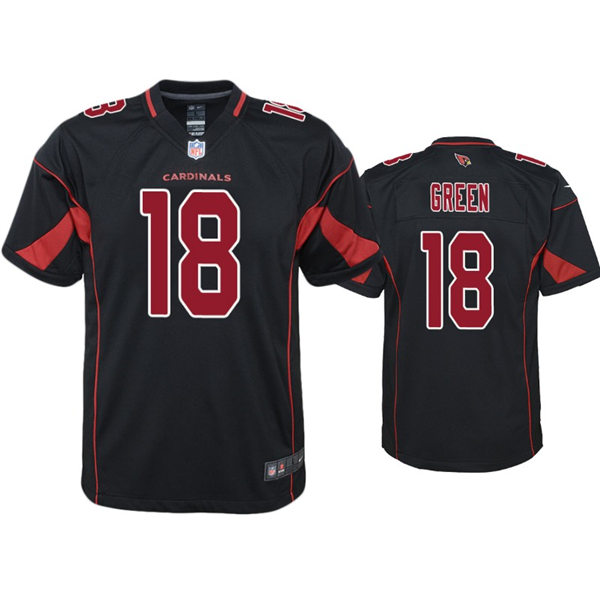 Youth Arizona Cardinals #18 A.J. Green Nike Black Color Rush Limited Jersey