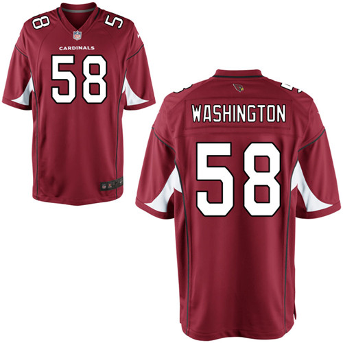 Youth Arizona Cardinals Retired Player #58 Daryl Washington Nike Cardinal Vapor Limited Jersey