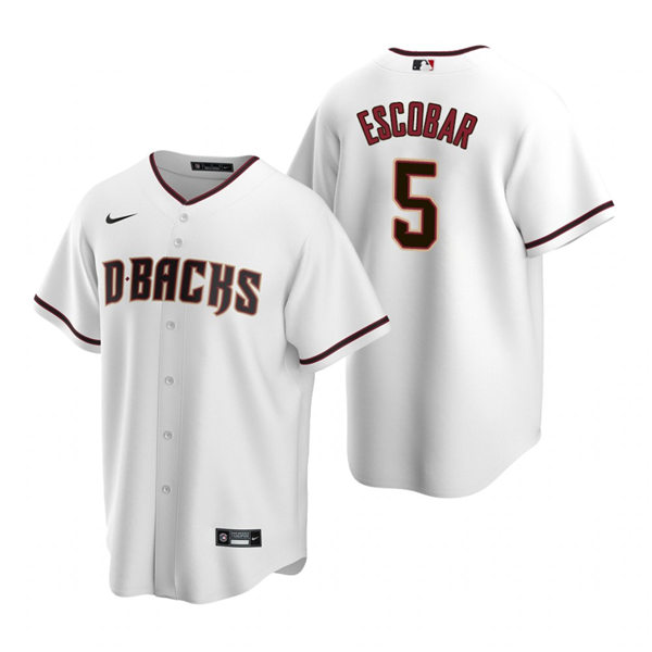 Youth Arizona Diamondbacks #5 Eduardo Escobar Nike Home White Jersey