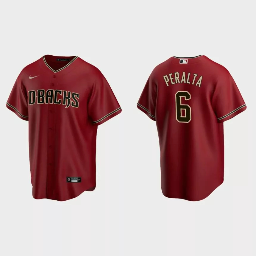 Youth Arizona Diamondbacks David Peralta Red Replica Alternate Jersey.jpg
