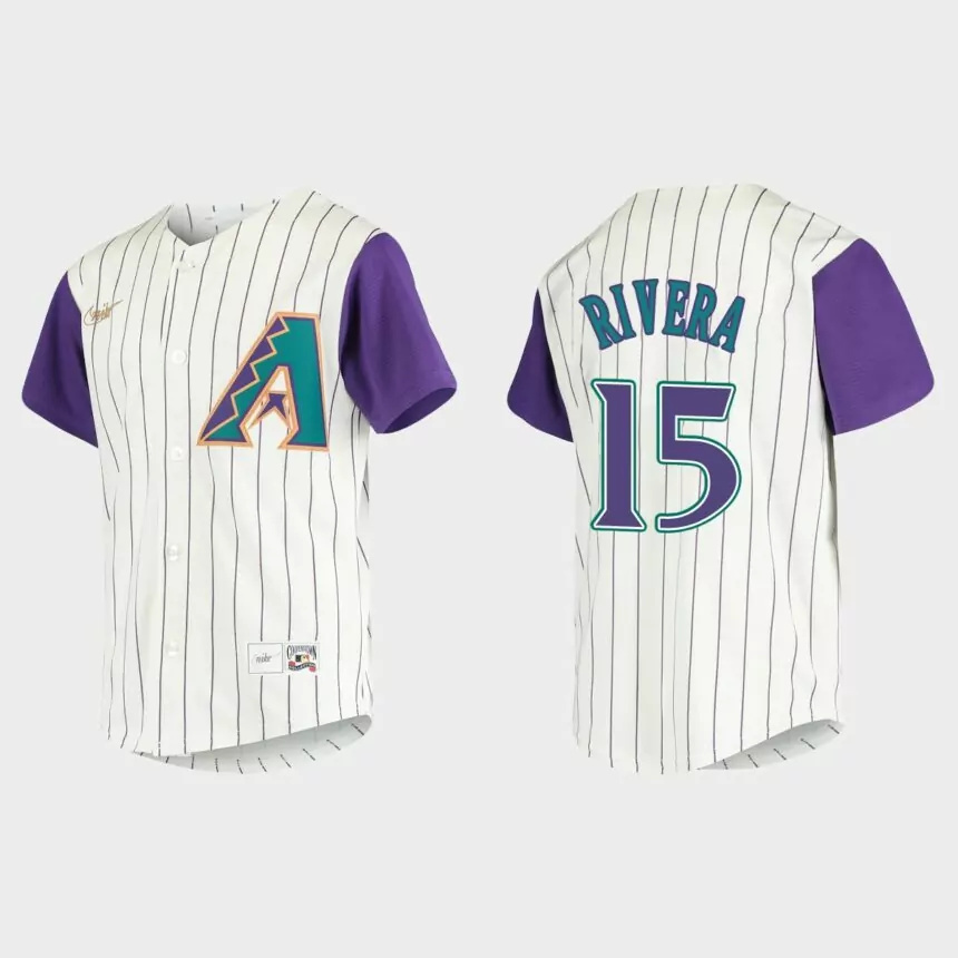 Youth Arizona Diamondbacks Emmanuel Rivera Cream Cooperstown Collection Jersey.jpg