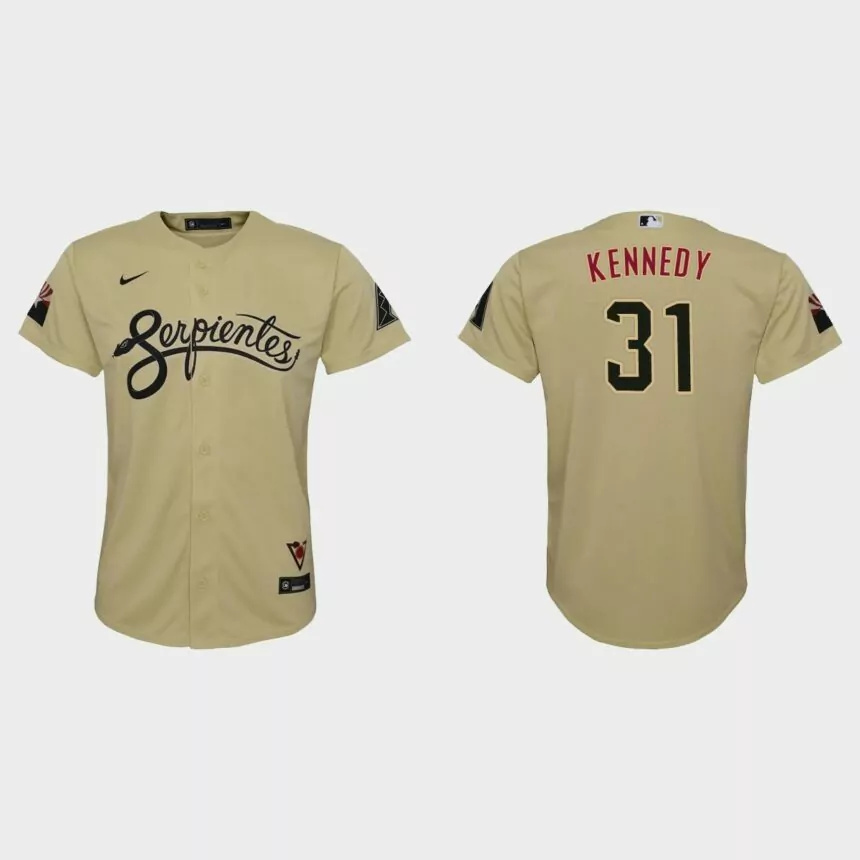 Youth Arizona Diamondbacks Ian Kennedy Gold City Connect Replica Jersey.jpg