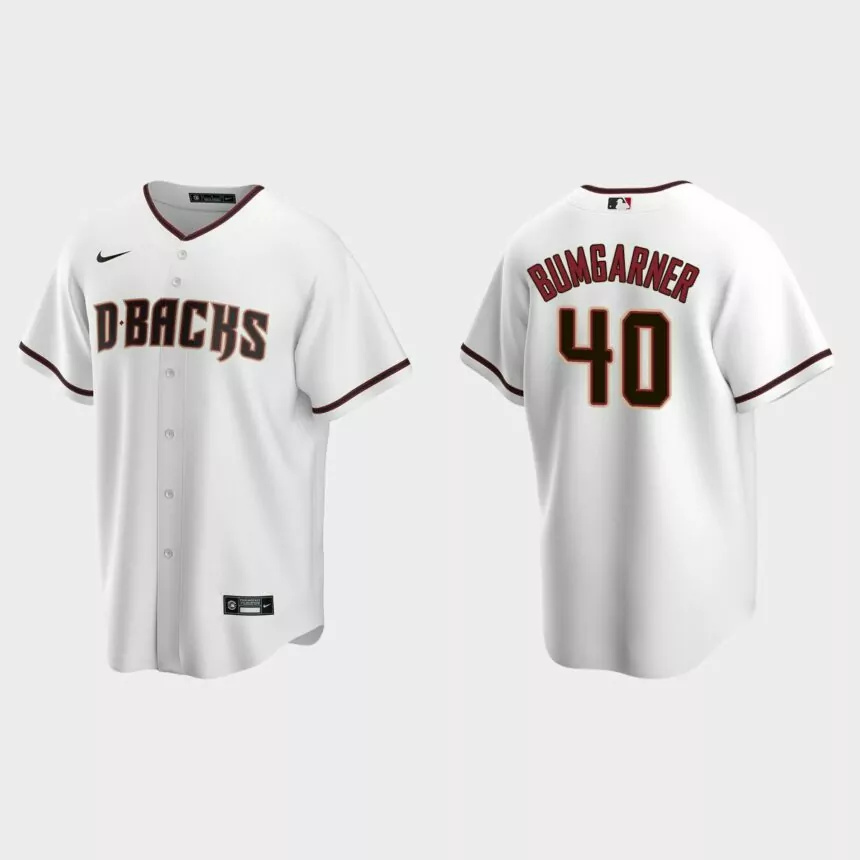 Youth Arizona Diamondbacks Madison Bumgarner White Replica Home Jersey.jpg