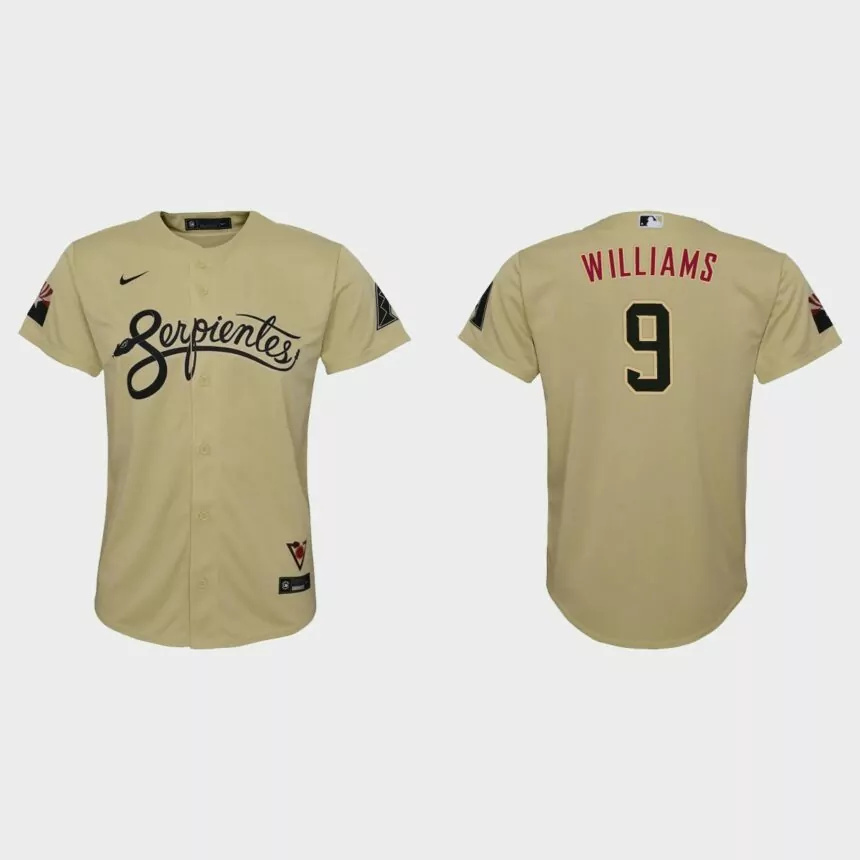 Youth Arizona Diamondbacks Matt Williams Gold 2021 City Connect Replica Jersey.jpg