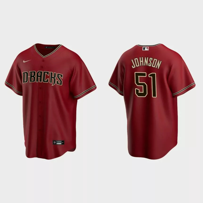 Youth Arizona Diamondbacks Randy Johnson Red Replica Alternate Jersey.jpg