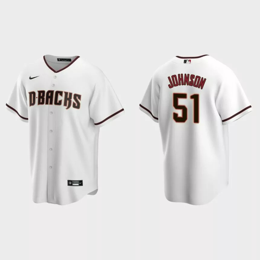 Youth Arizona Diamondbacks Randy Johnson White Replica Home Jersey.jpg