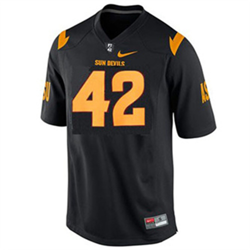 Youth Arizona State Sun Devils #42 Pat Tillman Black Football Jersey