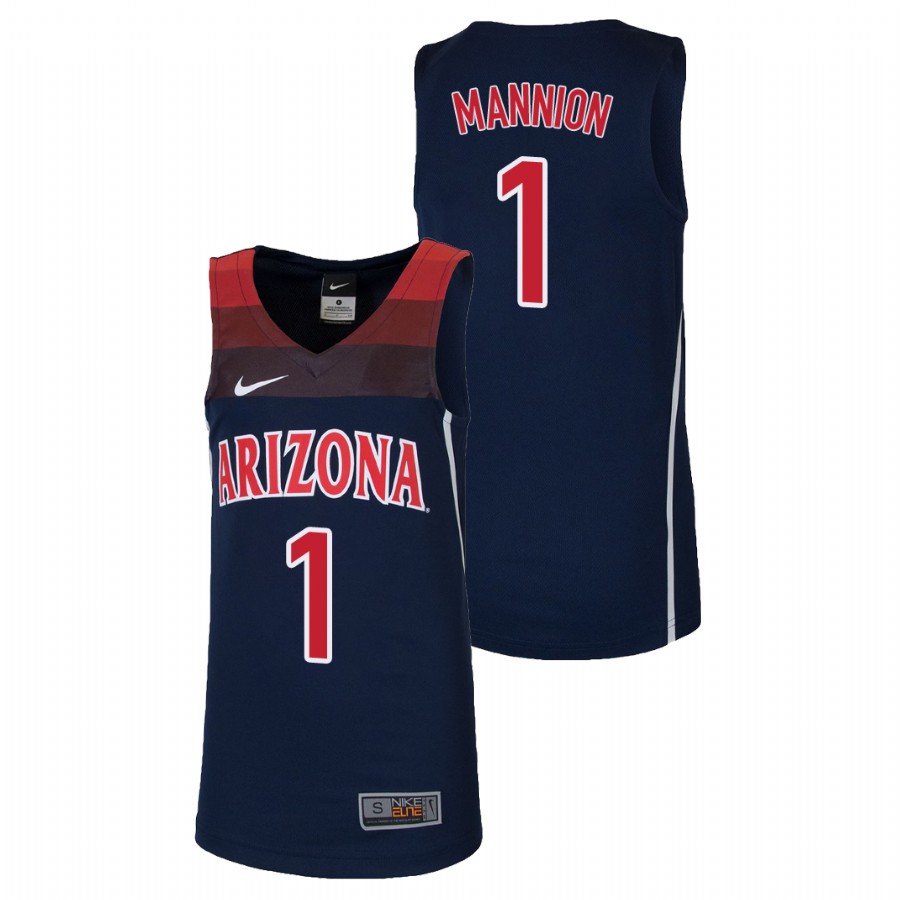 Youth Arizona Wildcats Nico Mannion College Basketball Jersey Navy