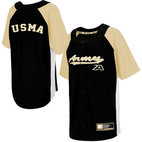 Youth Army Black Knights Black NCAA Baseball Jersey