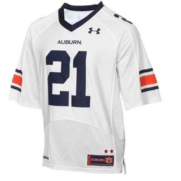 Youth Auburn Tigers #21 Tre Mason White Football Jersey
