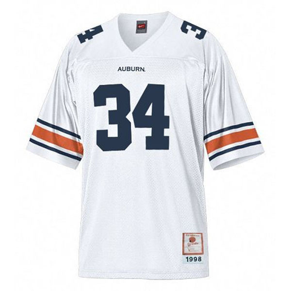 Youth Auburn Tigers #34 Bo Jackson White Football Jersey