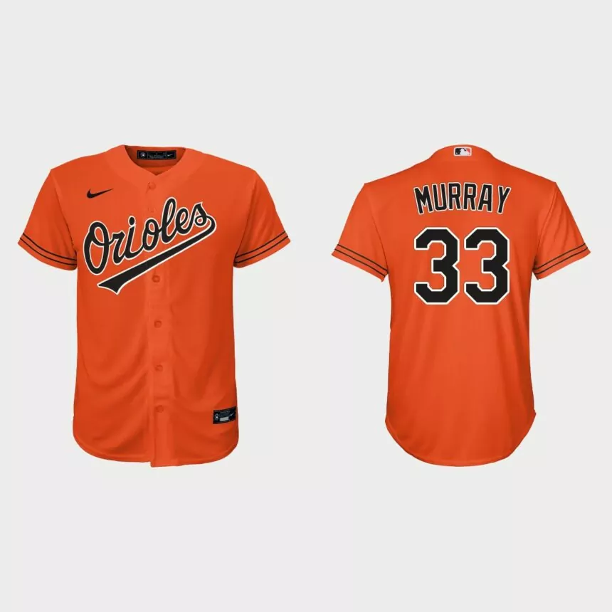 Youth Baltimore Orioles Eddie Murray Orange Replica Jersey